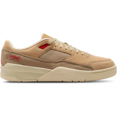Mens jordan shoes Jordan Flight Court Mens Shoes - Mushroom/Fire Red