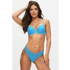 Recycled Materials Bras Ann Summers Sexy Lace Padded Plunge Bra - Blue