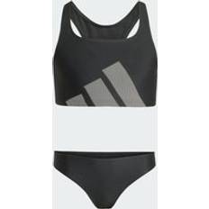 Adidas Svarta Bikiniset adidas Big Logo C-Back Bikini Set - Black