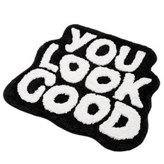 Black Bath Mats Exogio Bath Mat You Look Good Bathroom Rugs Black Black