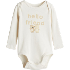 H&M Envelope Neck Bodysuit - White