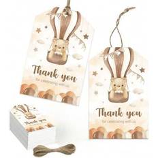 Paper Gift Tags Shein Bear Thank You For Celebrating Tags