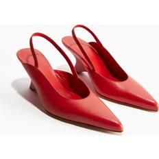 Helena Wedge Slingback Sandal - Radiant Red