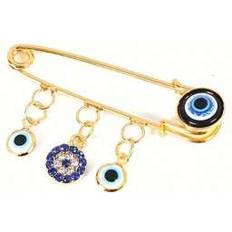 Shein Auffälliger Böser-Blick Broschen-Pin Schmuck - Blau