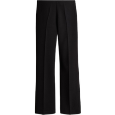 H&M Flared Crease-Leg Trousers - Black