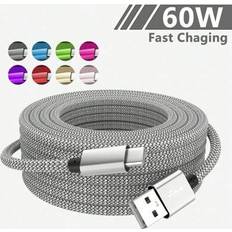 Shein 60W USB-A To Type-C M-M Grey 3m