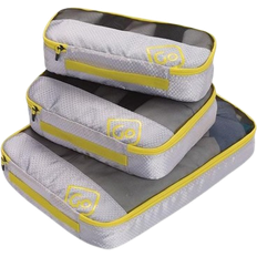 Go Travel Triple Packing Cubes Set of 3 - Yellow
