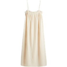 H&M Strappy Muslin Dress - Light Beige