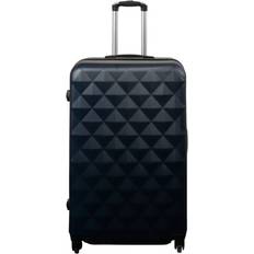 Hardcase kuffert stor Borg Living Smart Diamond 70cm - Black