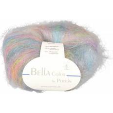 Permin Garn Permin Bella Mohair Yellow Pink Turquoise 145m