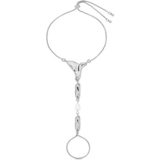 Body Chains Ettika Liquid Metal Hand Chain - Silver