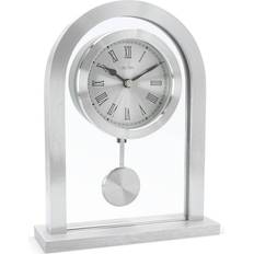 Acctim Bathgate Mantel Silver Table Clock 15cm