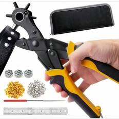 Revolving Punch Pliers Shein 2 In 1 Leather Hole Eyelet Tool Kit Revolving Punch Plier