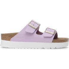 Birkenstock Arizona Flex Platform Birkibuc Two-Strap Sandals - Crocus
