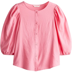 H&M Linen Blend Blouse - Pink