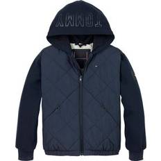 Tommy Hilfiger Outerwear Tommy Hilfiger Kids Quilted Zip Bomber Jacket - Dark Night Navy