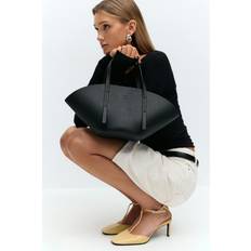 Gina Tricot Small Wide Shopper Bag Handväska - Svart