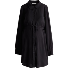 H&M MAMA Before & After Tie-Belt Shirt Black (1010725001)