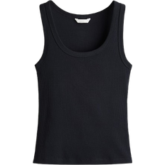 H&M Ribbed Tank Top - Navy Blue
