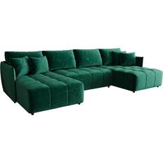 Fun-Möbel Treviso Green Sofa 342cm 5 Seater