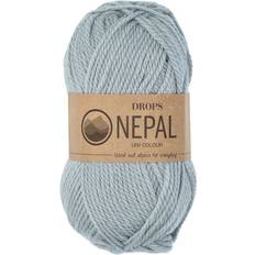 Drops Design Nepal Uni Colour Light Grey Blue 75m