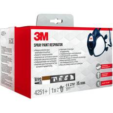 Equipos de protección 3M Media Máscara Reutilizable Pulverización Pintura 4251+