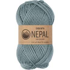 Drops Design Nepal Uni Colour Grågrøn 75m