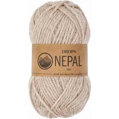 Alpacka Garn Drops Design Nepal Mix Light Beige 75m