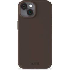 Apple iPhone 13 Mobilcovers på tilbud Holdit Silicone Phone Case for iPhone 13/14 Chocolate