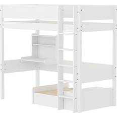 Flexa white seng FLEXA White Hochbett Weiß 184 cm