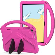 Lenovo Tab M10 Tablet Covers YRH for Lenovo Tab M10 Case (3rd Gen), 2022 Model, Kids EVA Cover with Stand Handle, TB328FU, Pink