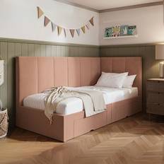 Green Frame Beds Flair Harley Velvet Pink Frame Bed
