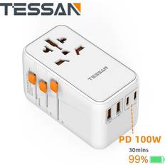 Tessan International Universal Travel Adapter USB Type C