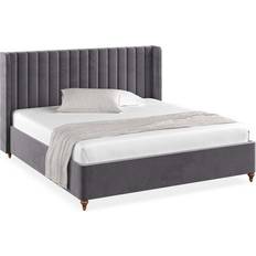 Beds & Mattresses Oak Furnitureland Sunningdale Granite Fabric Upholstered Beds Frame Bed
