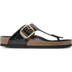 Gizeh big buckle Birkenstock Gizeh Big Buckle Natural Leather Patent - High Shine Black