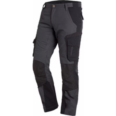 FHB Work Trousers with Cordura - Anthracite/Black