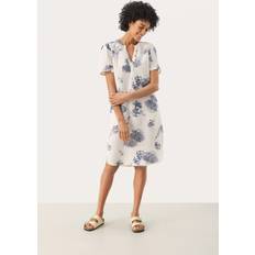 Grøn - Korte kjoler Part Two Aminasepw Dr Kjoler Oceana Stunning Flower Print - Dueblå/Offwhite