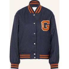 Gant Uld Overtøj Gant Blue Pinstripe Varsity Jacket