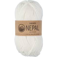 Drops Design Nepal Uni Colour White 75m