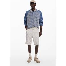 Desigual Shorts Desigual Bermuda With Sun Borders