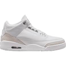 Men - Nike Air Jordan 3 Shoes Nike Air Jordan 3 Retro Pure Money M - White/Metallic Silver