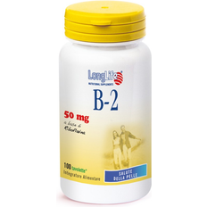 Vitamine e Integratori Longlife B2 50mg 100 Tavolette Vegan