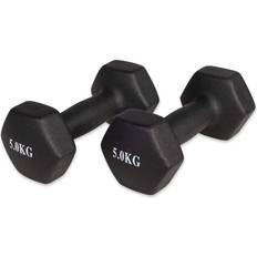 ASG Neoprene Dumbbell Set 5kg - Black