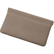 Shein Simple Style Genuine Leather Long Wallet With Self-Closing Feature Passport Driver's License ID Holder Headphone Cable Storage Bag Cosmetic Bag Wallet Purse Wallet Phone Bag