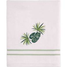 Avanti Viva Palm Bath Towel Green, White (132.08x68.58cm)