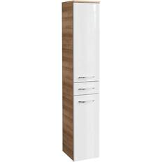 Oak Tall Bathroom Cabinets Fackelmann Milano (84255)