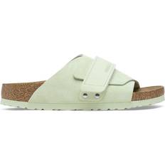Birkenstock Kyoto Suede Leather - Faded Lime