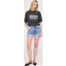 Anine Bing T-shirts Anine Bing Ashton Tee Concert Bluser - Black