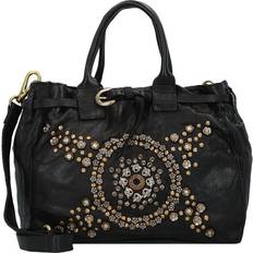 Campomaggi Rossella Handtasche Leder 26 cm - Schwarz