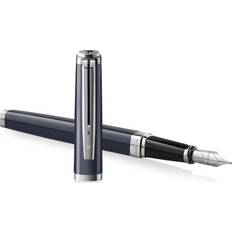 Waterman Fountain Pen Blue Lacquer Palladium Trim